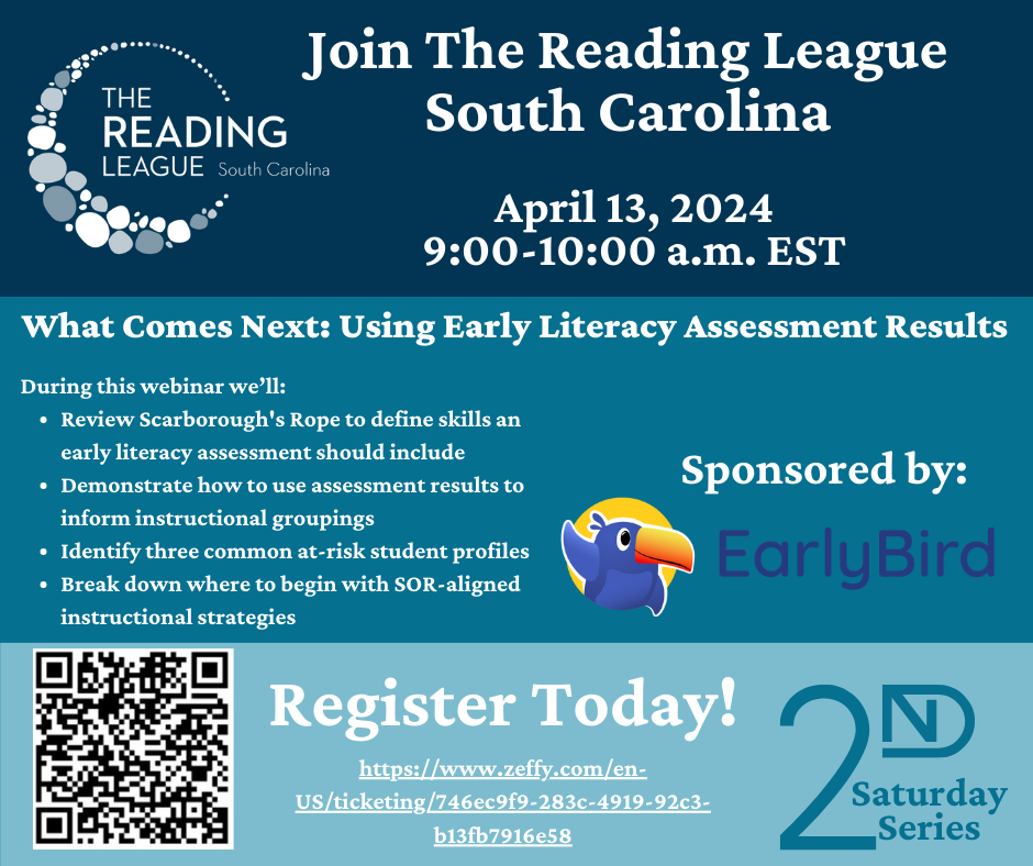 2nd Saturday Series: Thought Leadership Virtual Event -Assessment-What Comes Next: Using Early Literacy Assessment Results